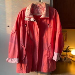 Pretty in Pink Vintage Oversized Jacket